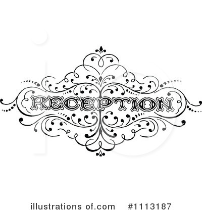 Royalty-Free (RF) Wedding Clipart Illustration by Prawny Vintage - Stock Sample #1113187
