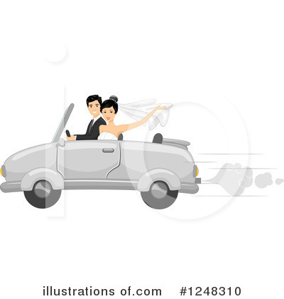 Wedding Car Clipart #1248310 by BNP Design Studio