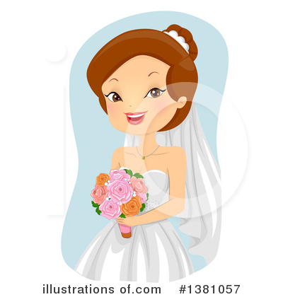 Royalty-Free (RF) Wedding Clipart Illustration by BNP Design Studio - Stock Sample #1381057