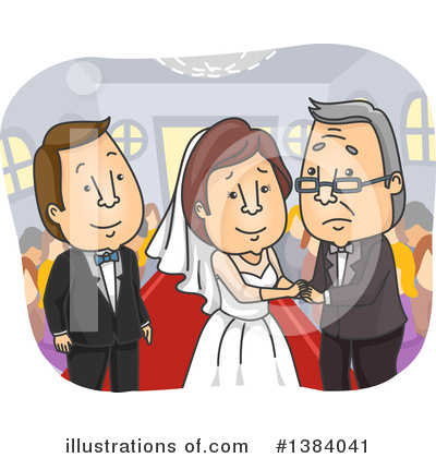 Royalty-Free (RF) Wedding Clipart Illustration by BNP Design Studio - Stock Sample #1384041