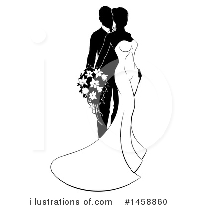 Royalty-Free (RF) Wedding Clipart Illustration by AtStockIllustration - Stock Sample #1458860