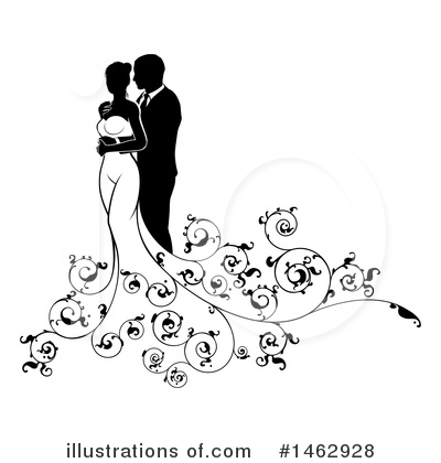Royalty-Free (RF) Wedding Clipart Illustration by AtStockIllustration - Stock Sample #1462928