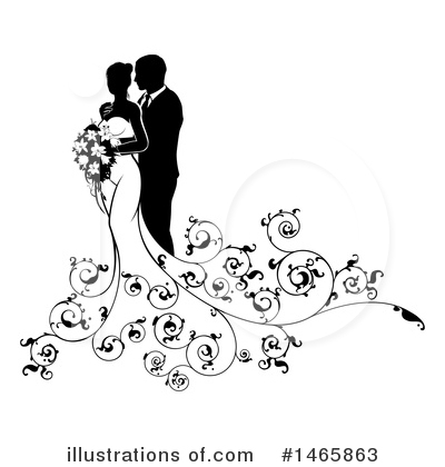 Royalty-Free (RF) Wedding Clipart Illustration by AtStockIllustration - Stock Sample #1465863