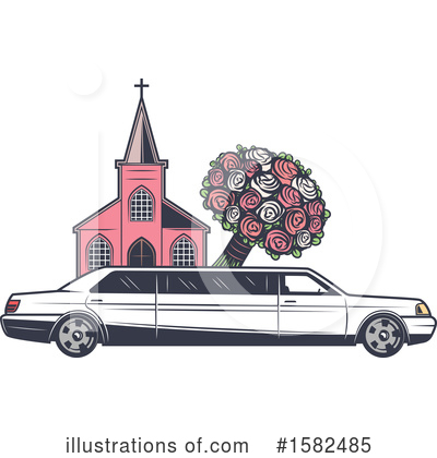 Limo Clipart #1582485 by Vector Tradition SM
