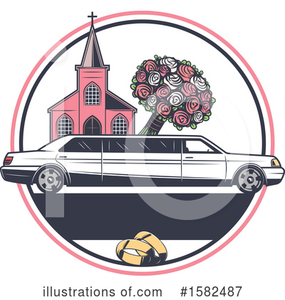 Limo Clipart #1582487 by Vector Tradition SM