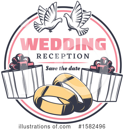 Royalty-Free (RF) Wedding Clipart Illustration by Vector Tradition SM - Stock Sample #1582496
