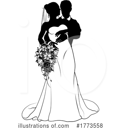 Royalty-Free (RF) Wedding Clipart Illustration by AtStockIllustration - Stock Sample #1773558