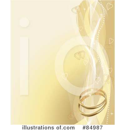 Royalty-Free (RF) Wedding Clipart Illustration by Pushkin - Stock Sample #84987