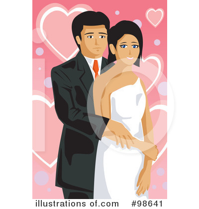 Royalty-Free (RF) Wedding Clipart Illustration by mayawizard101 - Stock Sample #98641