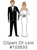 Wedding Couple Clipart #103633 by Pams Clipart