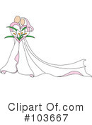 Wedding Couple Clipart #103667 by Pams Clipart
