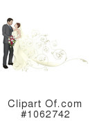 Wedding Couple Clipart #1062742 by AtStockIllustration