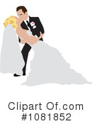 Wedding Couple Clipart #1081852 by Pams Clipart