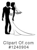 Wedding Couple Clipart #1240904 by AtStockIllustration