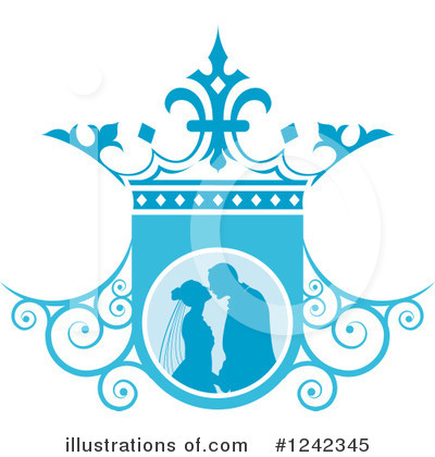 Wedding Couple Clipart #1242345 by Lal Perera