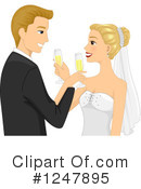 Wedding Couple Clipart #1247895 by BNP Design Studio