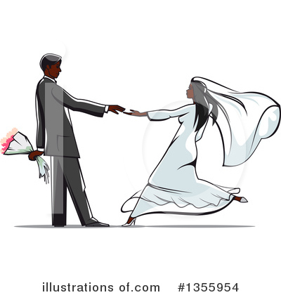 Just Married Clipart #1355954 by Vector Tradition SM