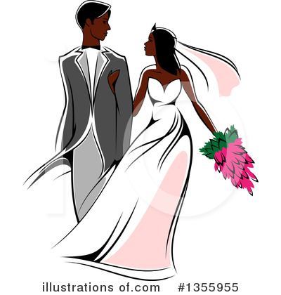 Just Married Clipart #1355955 by Vector Tradition SM
