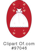 Wedding Dress Clipart #97046 by Pams Clipart