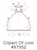Wedding Dress Clipart #97052 by Pams Clipart