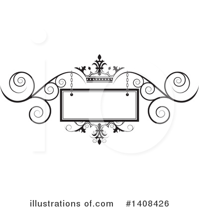Royalty-Free (RF) Wedding Frame Clipart Illustration by Lal Perera - Stock Sample #1408426