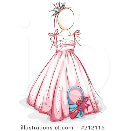 Royalty-Free (RF) Wedding Party Clipart Illustration by BNP Design Studio - Stock Sample #212115
