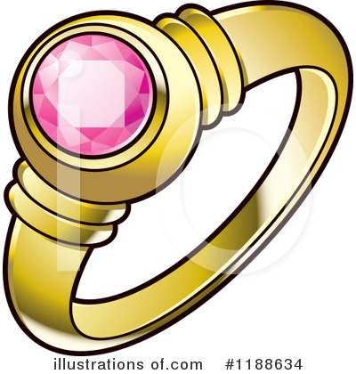 Royalty-Free (RF) Wedding Ring Clipart Illustration by Lal Perera - Stock Sample #1188634