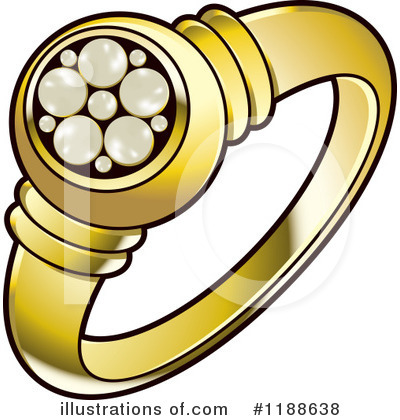 Royalty-Free (RF) Wedding Ring Clipart Illustration by Lal Perera - Stock Sample #1188638