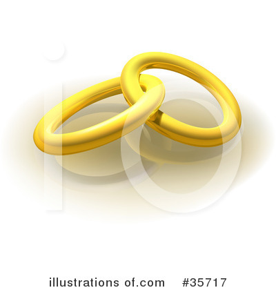 Royalty-Free (RF) Wedding Ring Clipart Illustration by dero - Stock Sample #35717