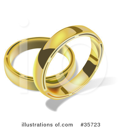 Royalty-Free (RF) Wedding Ring Clipart Illustration by dero - Stock Sample #35723