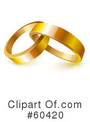 Wedding Rings Clipart #60420 by Oligo