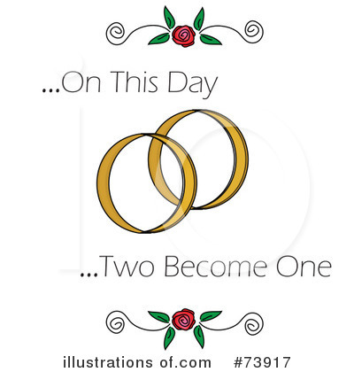 Royalty-Free (RF) Wedding Rings Clipart Illustration by Pams Clipart - Stock Sample #73917
