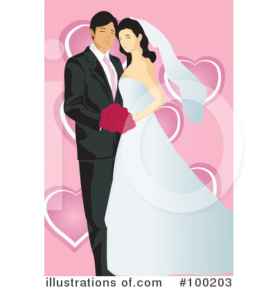 Royalty-Free (RF) Weddingr Clipart Illustration by mayawizard101 - Stock Sample #100203