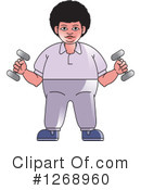 Weightlifting Clipart #1268960 by Lal Perera