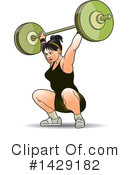 Weightlifting Clipart #1429182 by Lal Perera