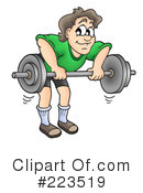 Weightlifting Clipart #223519 by visekart