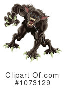 Werewolf Clipart #1073129 by AtStockIllustration