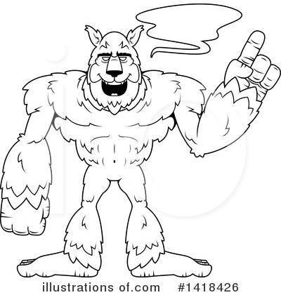 Royalty-Free (RF) Werewolf Clipart Illustration by Cory Thoman - Stock Sample #1418426