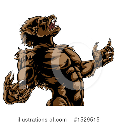 Werewolf Clipart #1529515 by AtStockIllustration