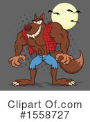 Werewolf Clipart #1558727 by Hit Toon