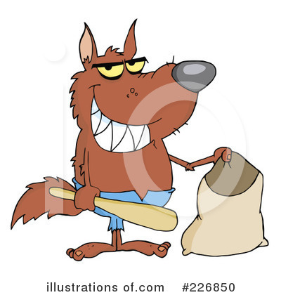 Royalty-Free (RF) Werewolf Clipart Illustration by Hit Toon - Stock Sample #226850