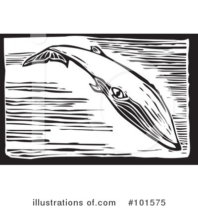 Royalty-Free (RF) Whale Clipart Illustration by xunantunich - Stock Sample #101575