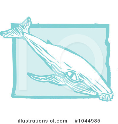 Royalty-Free (RF) Whale Clipart Illustration by xunantunich - Stock Sample #1044985