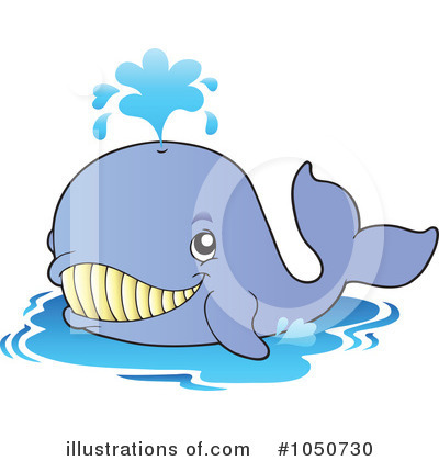 Royalty-Free (RF) Whale Clipart Illustration by visekart - Stock Sample #1050730