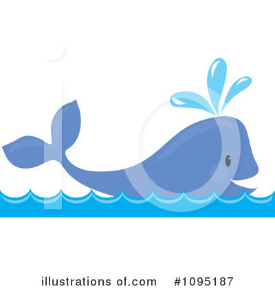 Royalty-Free (RF) Whale Clipart Illustration by Maria Bell - Stock Sample #1095187