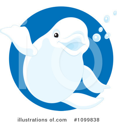Beluga Whale Clipart #1099838 by Alex Bannykh
