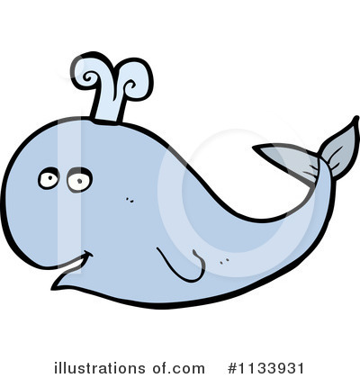 Royalty-Free (RF) Whale Clipart Illustration by lineartestpilot - Stock Sample #1133931