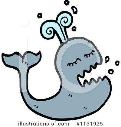 Royalty-Free (RF) Whale Clipart Illustration by lineartestpilot - Stock Sample #1151925