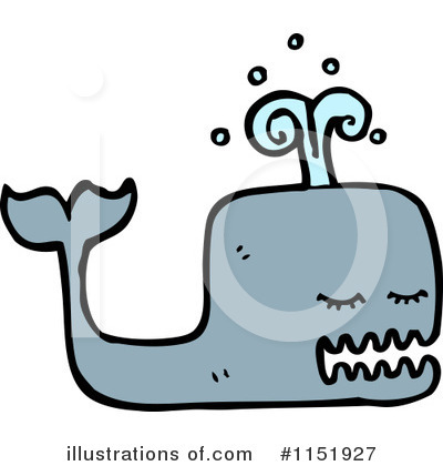 Royalty-Free (RF) Whale Clipart Illustration by lineartestpilot - Stock Sample #1151927