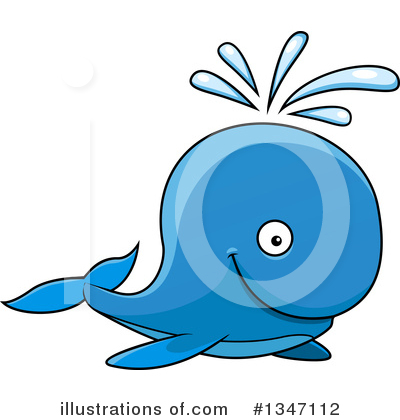 Royalty-Free (RF) Whale Clipart Illustration by Vector Tradition SM - Stock Sample #1347112